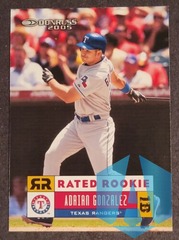 2005 Donruss Rated Rookie Adrian Gonzalez #37 Rangers